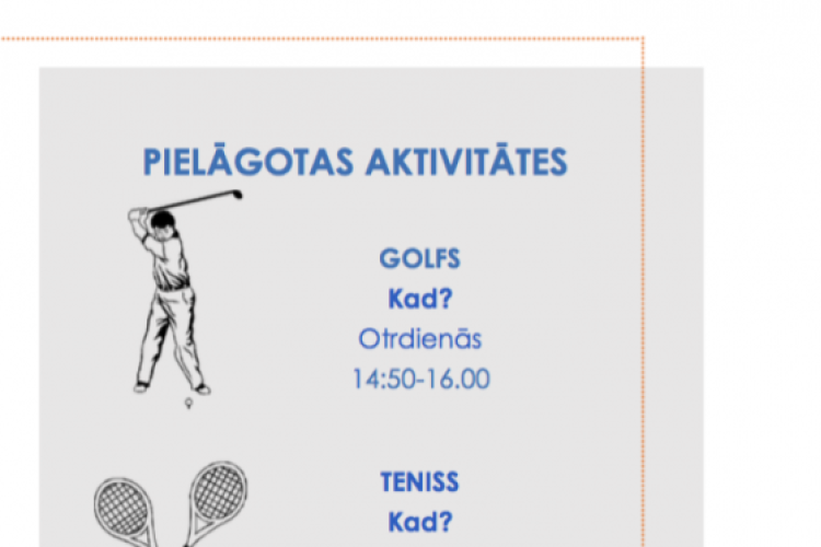 Pielāgotās aktivitātes visiem